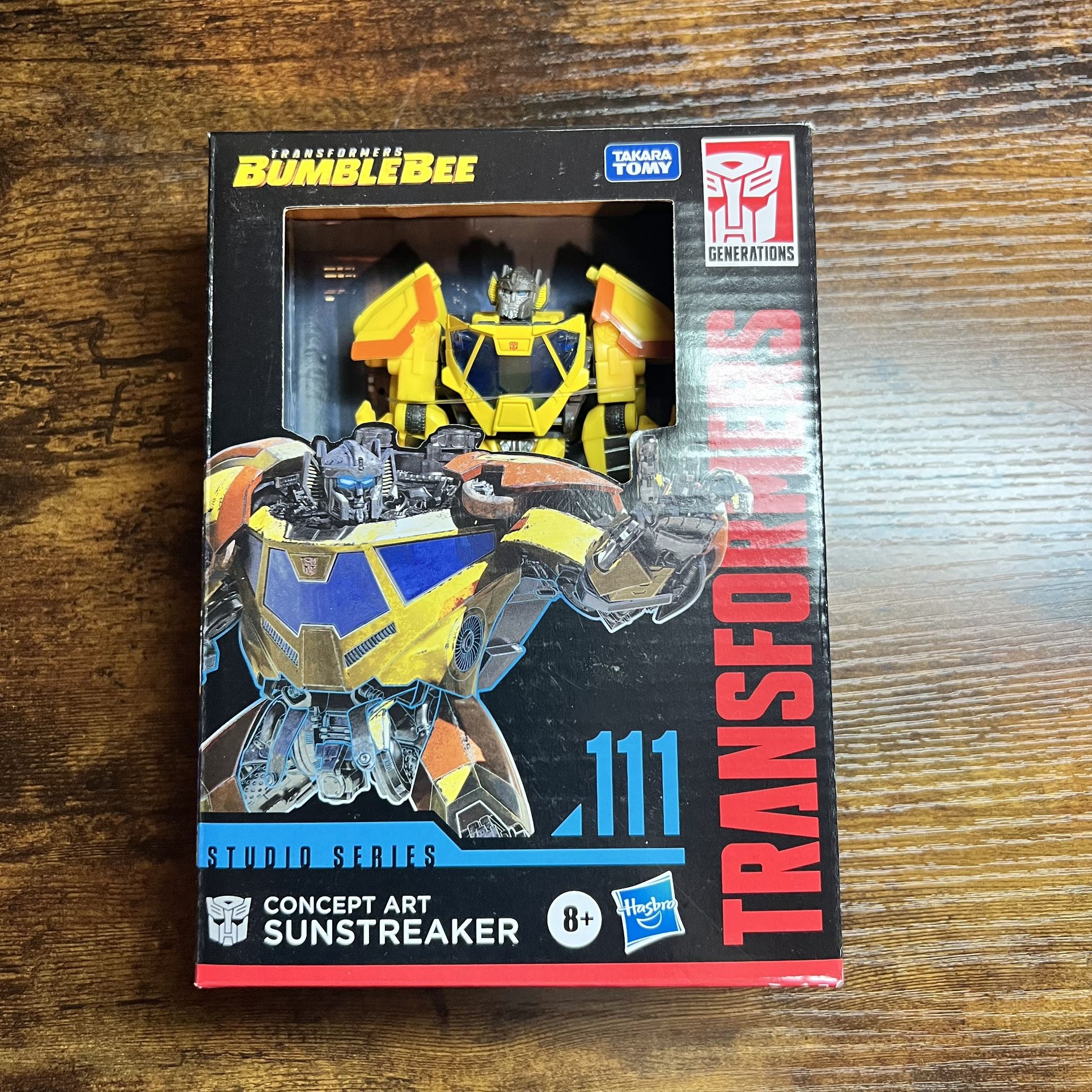 Transformers Studio Series Sunstreaker #111 Deluxe Class Action Figure