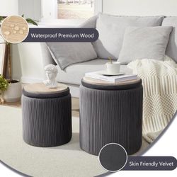 Nesting Storage Ottomans