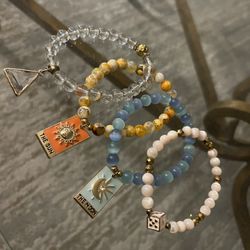 4 Gemstone Bracelets