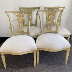 4 Michael Taylor Dinning Chairs