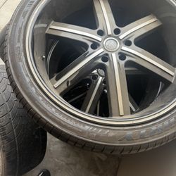 Rims 24 Inch 2 New Tires And Rims 400
