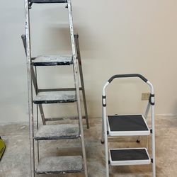 Folding Step ladders 4 Step and 2 Step