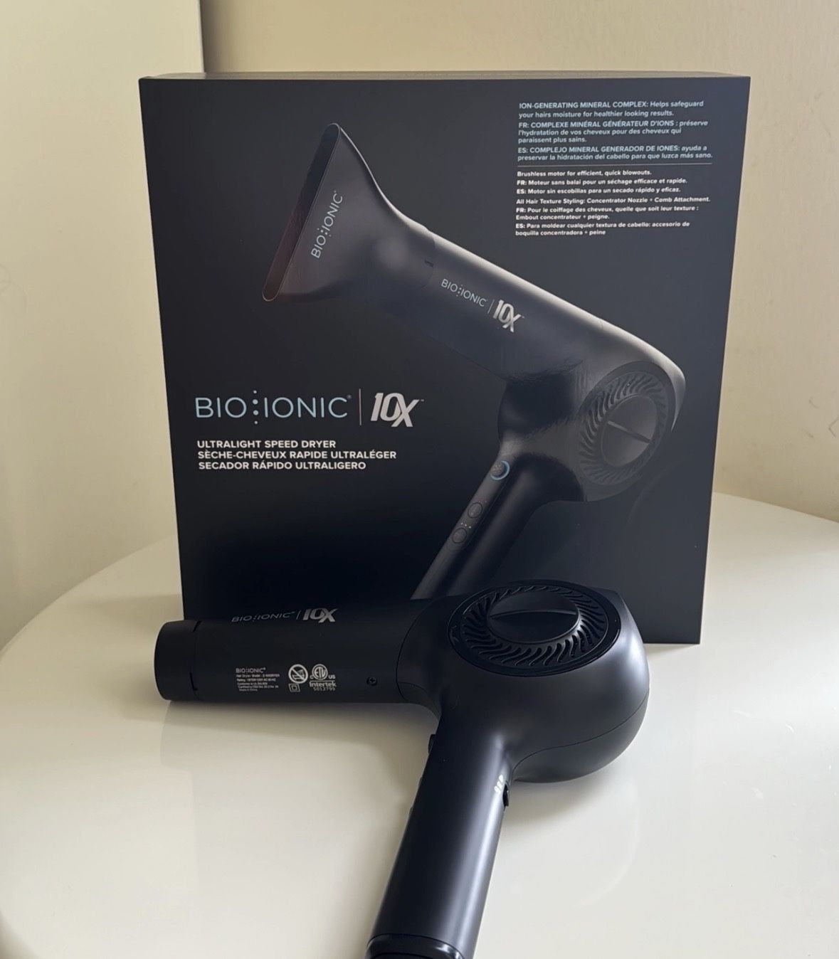 Bio Ionic 10X Pro Ultralight Speed Dryer New