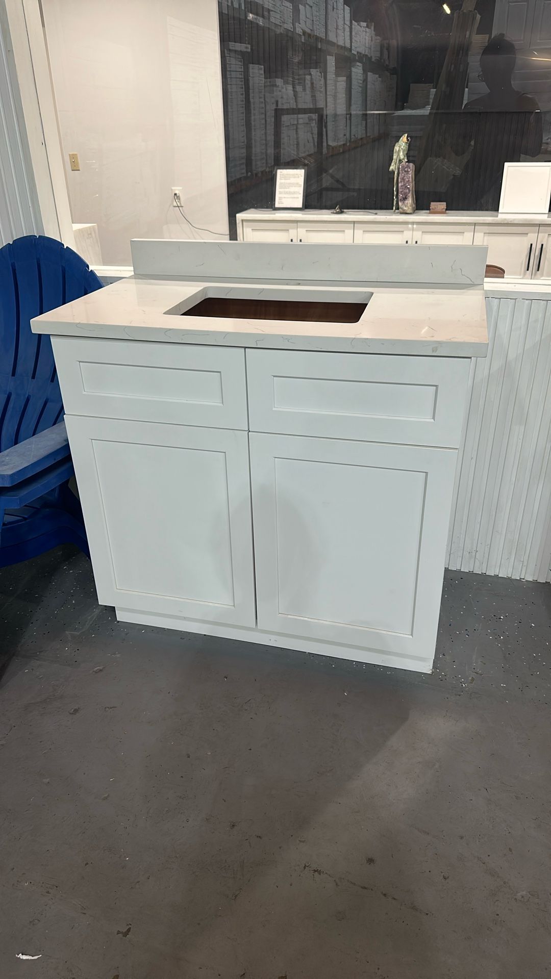 READY TO INSTALL BATHROOM VANITY 36”