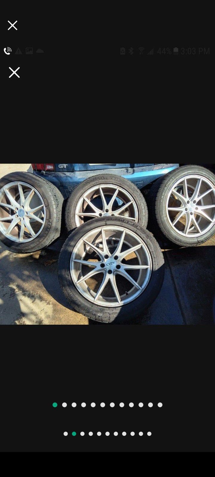 20" 5x114.3 Wheels Set