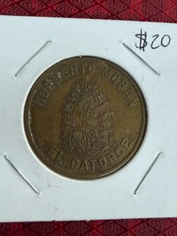 Ficha de finca de El Salvador, denominación 50 centavos