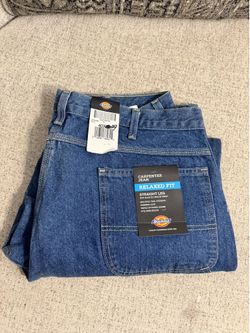 Dickies Carpenter Jeans  Relaxed Fit Straight Leg 40X29 NWT Workwear