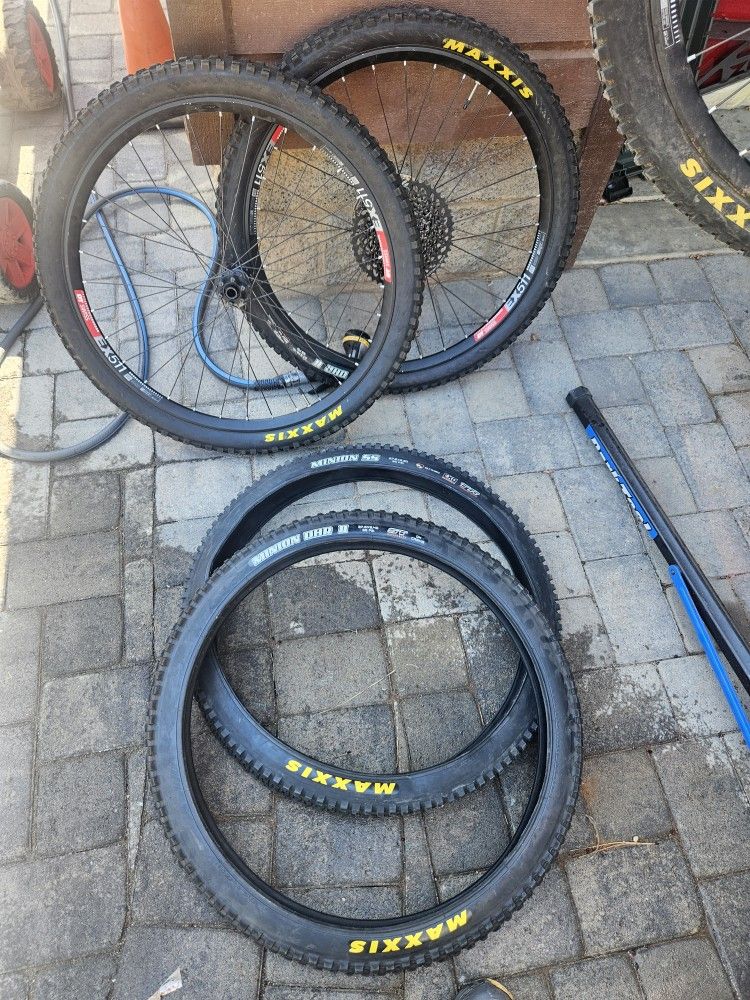 27.5 Boost DTswiss Wheel Set With Sram Eagle Casset And Derailer