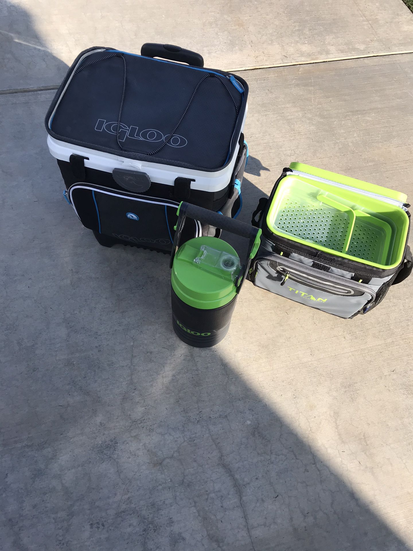 Coolers and Water Jug!