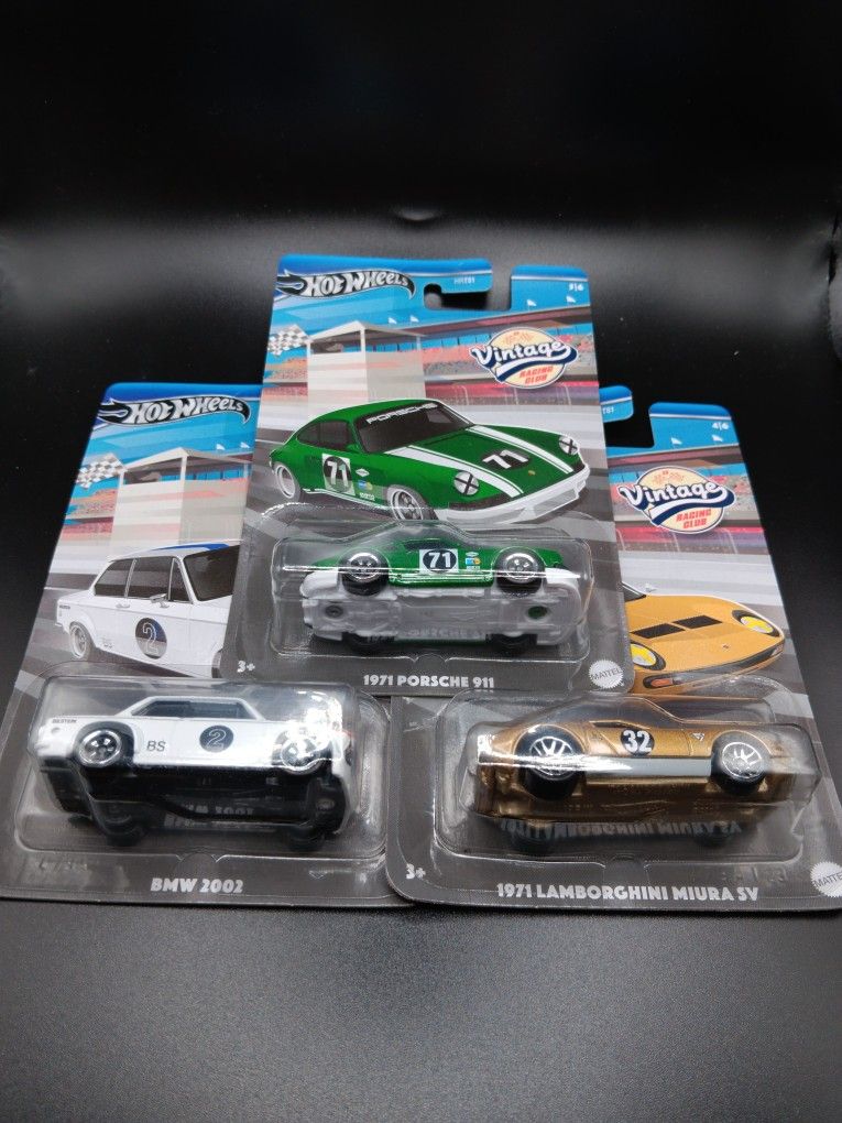 Hot Wheels - Vintage Racing Club Collection - Lot of 3