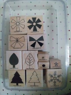 Stampin' Up! 2-Step Stampin Shapes & Shadows rubber stamp set