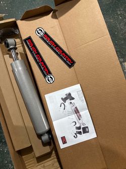 Jeep steering stabilizer dual lift kit