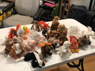 Authentic TY beanie baby collection