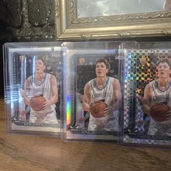 Topps Chrome Kon Knueppel Rookie Lot   Base, Refractor, X-Factor   Potentially Rookie Of The Year 