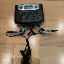 SONY SRF M 37V WALKMAN RADIO AM/FM TV WEATHER