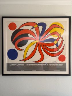 Alexander Calder Framed Exhibition Poster