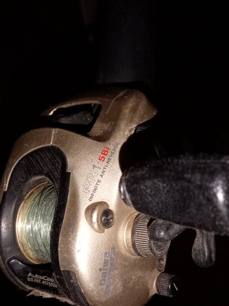 Vintage Reel And Retractable Pole