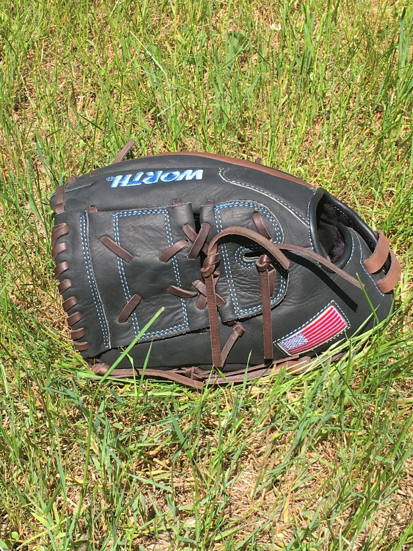 Worth Dark Brown 12.5” Monica Abbott Liberty Glove for left handed thrower