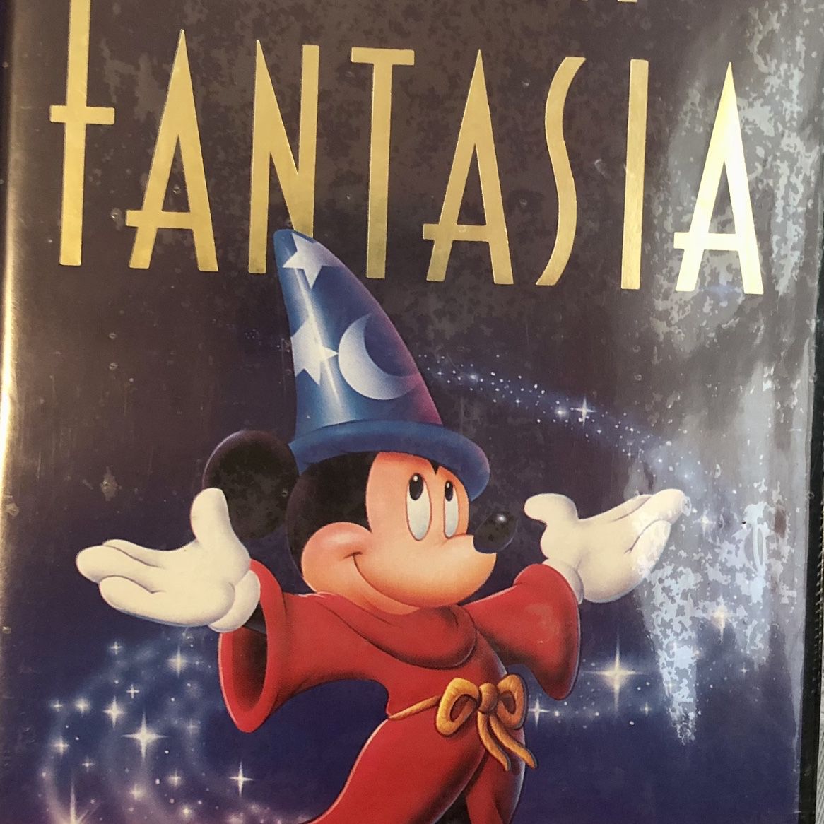 Walt Disney, black diamond Fantasia, VHS 1991 rare masterpiece collection, factory sealed