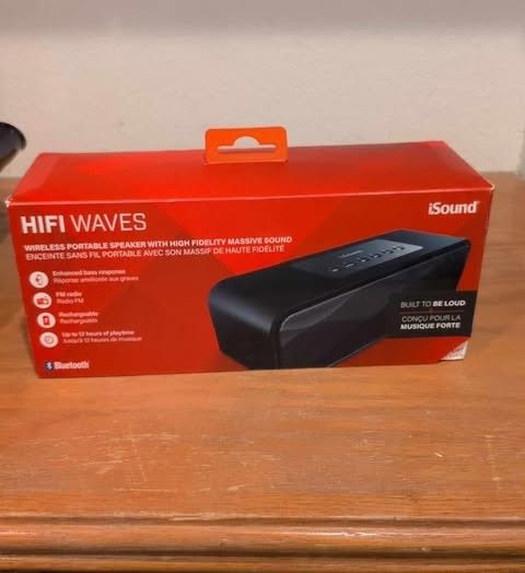 iSound HiFi Waves Wireless Portable Bluetooth Speaker