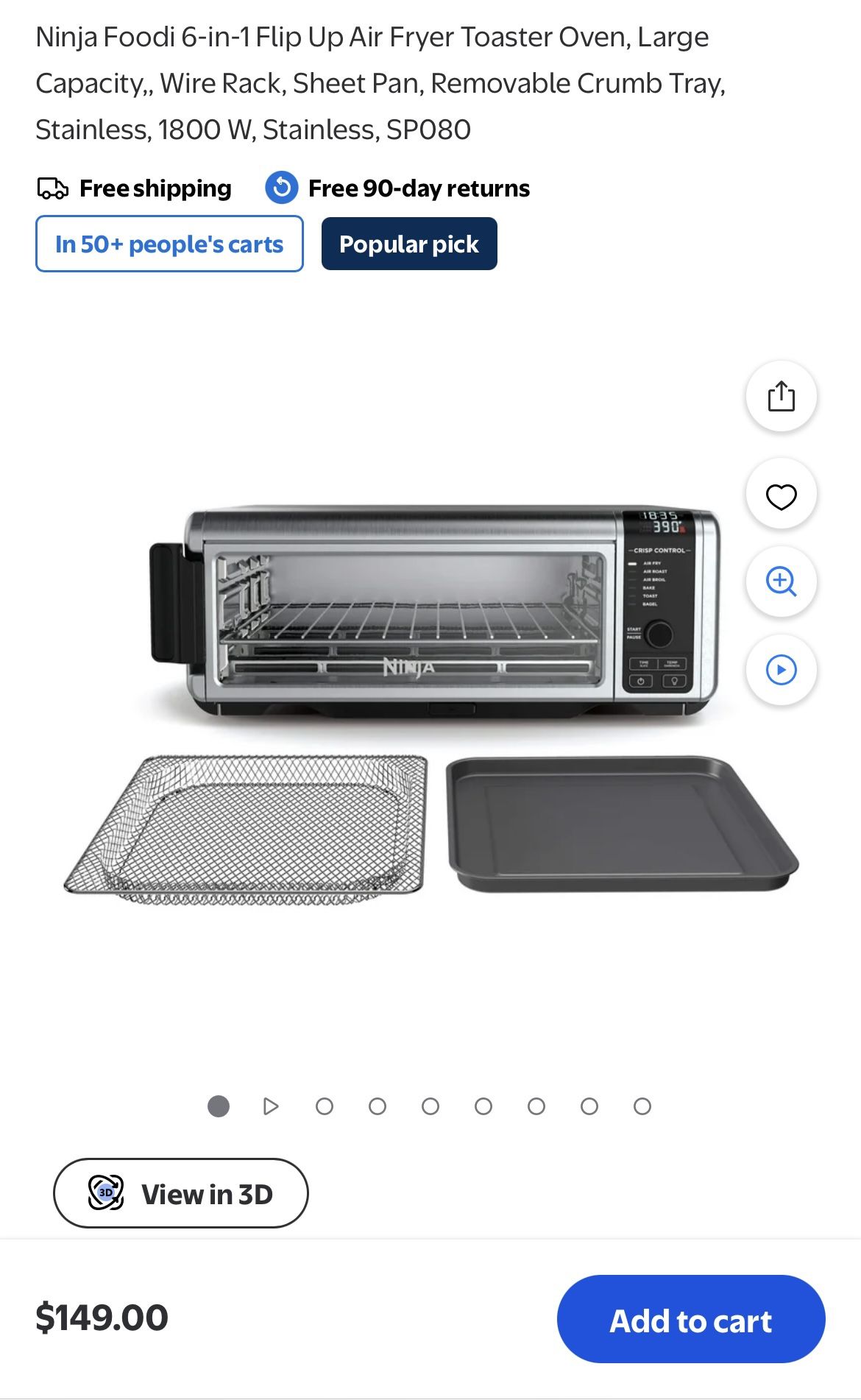Ninja Airfryer (Barely Used) (UTC Area)