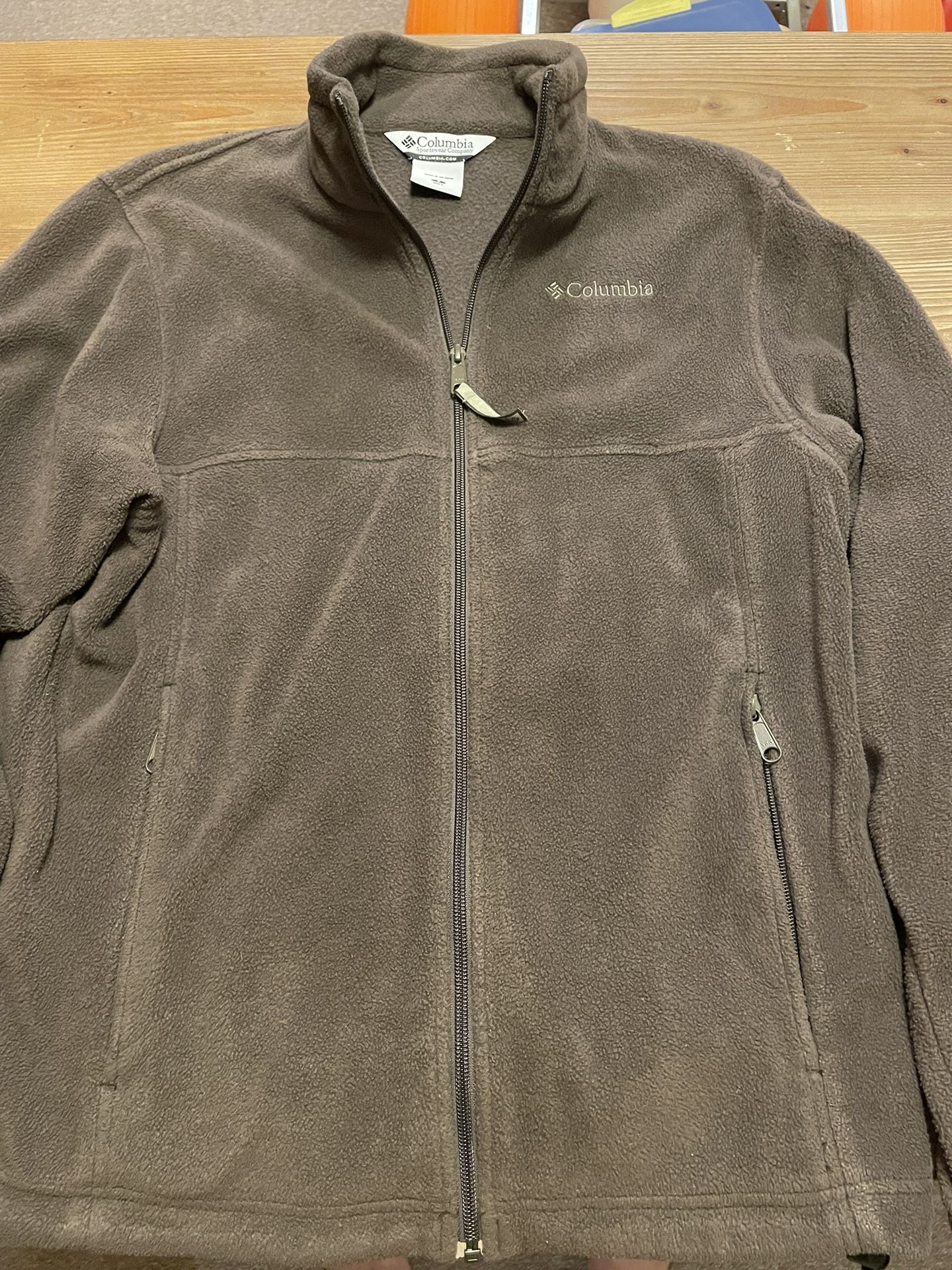 Columbia Men’s Fleece Jacket Brown Sm