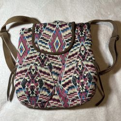 American Eagle Outfitters  Boho Multi Colored Backpack