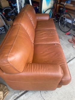 Leather couch