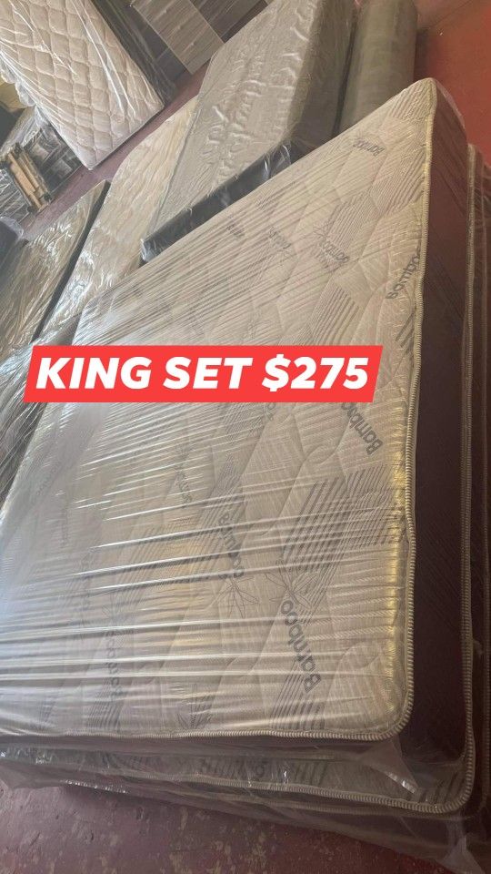 King Regular Mattress Set