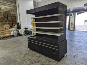 72 in Vertical Open Air Display Merchandisers NSF CF-1800