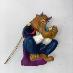 Disney Christmas Ornament Beauty and the Beast holding birds