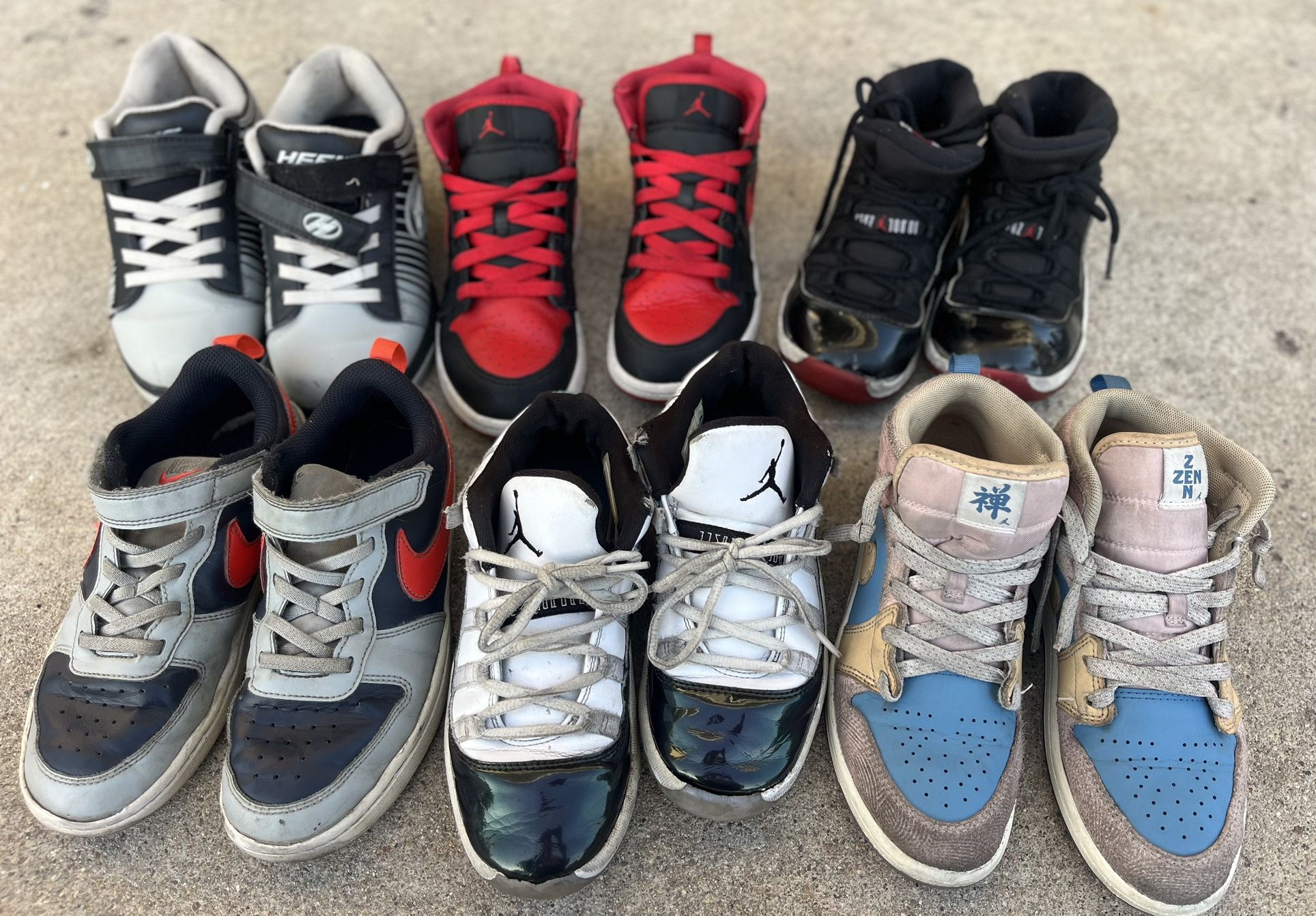 Nike Air Jordan Lot Of 5 + Heelys