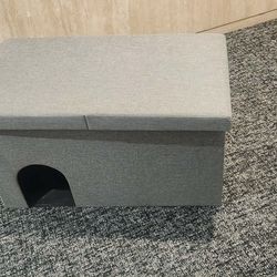 Costway Cat Litter Box Enclosure Hidden Furniture