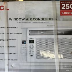 TCL Air Conditioner 6000 btu With Remote New In Sealed Box. Must Pickup