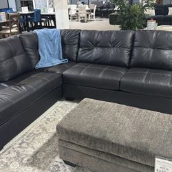 OM• $38 Initial • Brand New Sectional With Chaise 