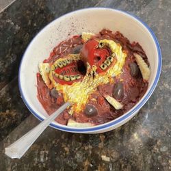 Creepy Bowl Of Chili Beans 