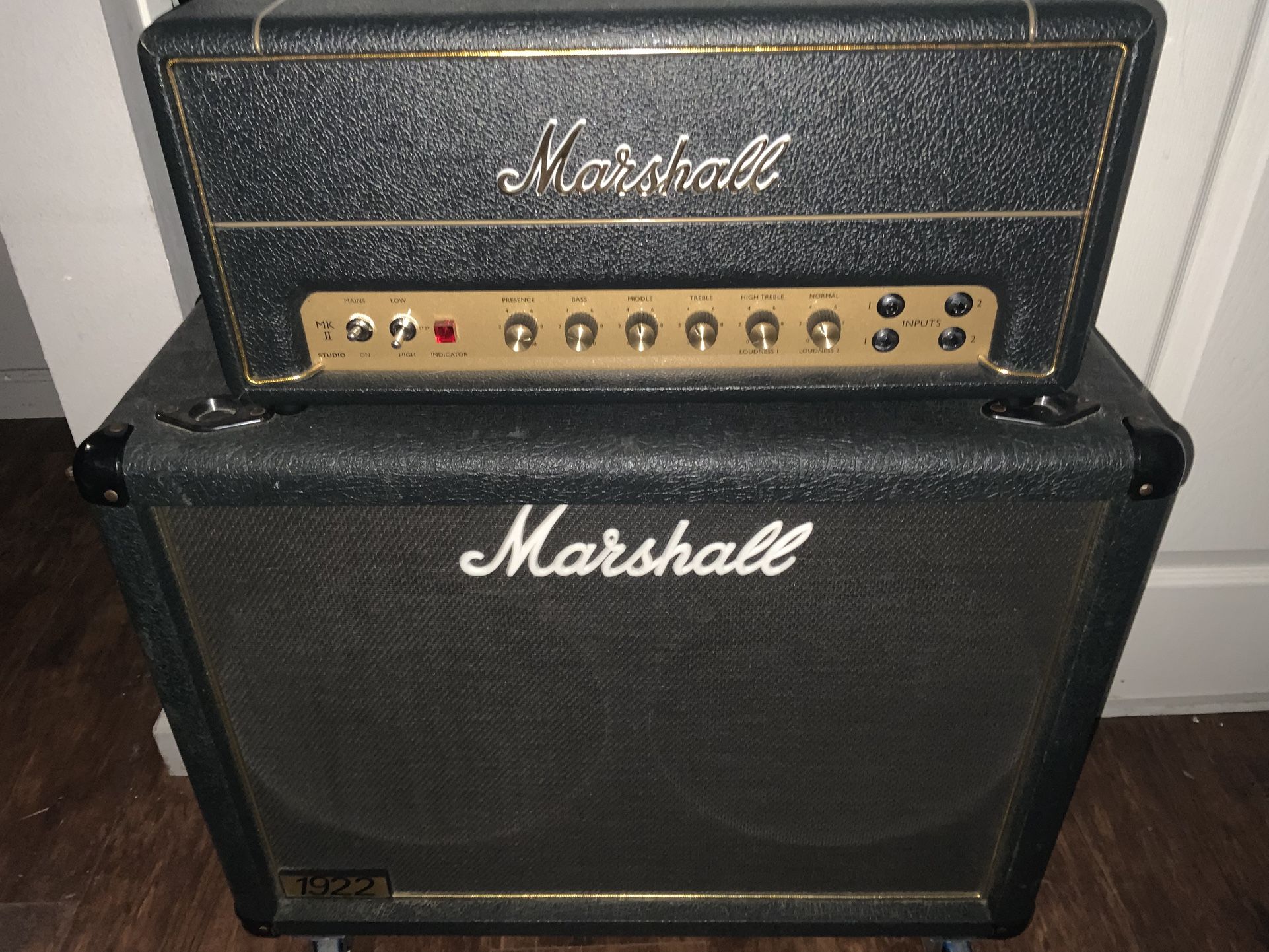 Marshall 20 Watt Plexi Reissue Mk11 Head And Marshall 2x12 Cabinet