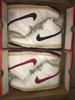 Nike dunk high retro’s  Size 13