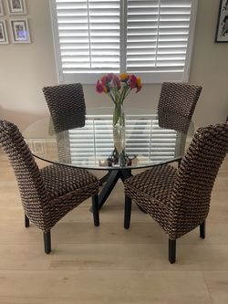 Dining table with chairs