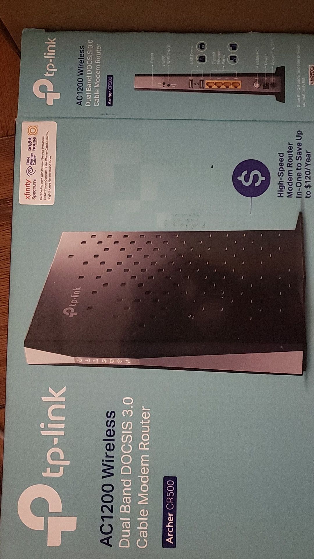 TP Link cable modem router