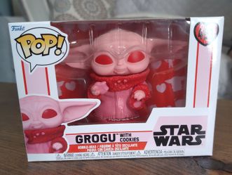 Grogu With Cookie Funko