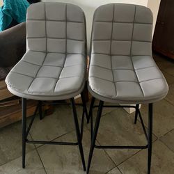 Brand New Upholstered Bar Stools (set of 2)