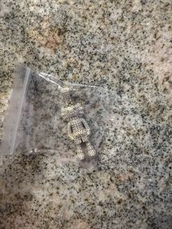 Silver Kaws Pendent