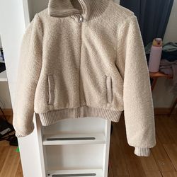 White Puffy Sweater