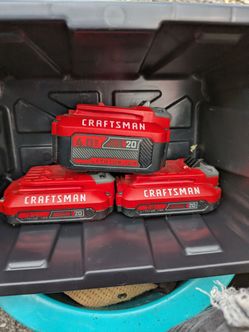 Craftsman 20v 3pc battery set