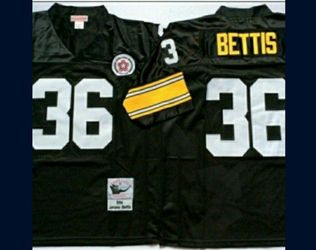 Jerome Bettis Pittsburgh Steelers Mitchell & Ness Legacy Replica Jersey – Black