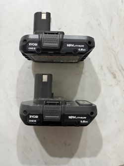 2 Ryobi batteries