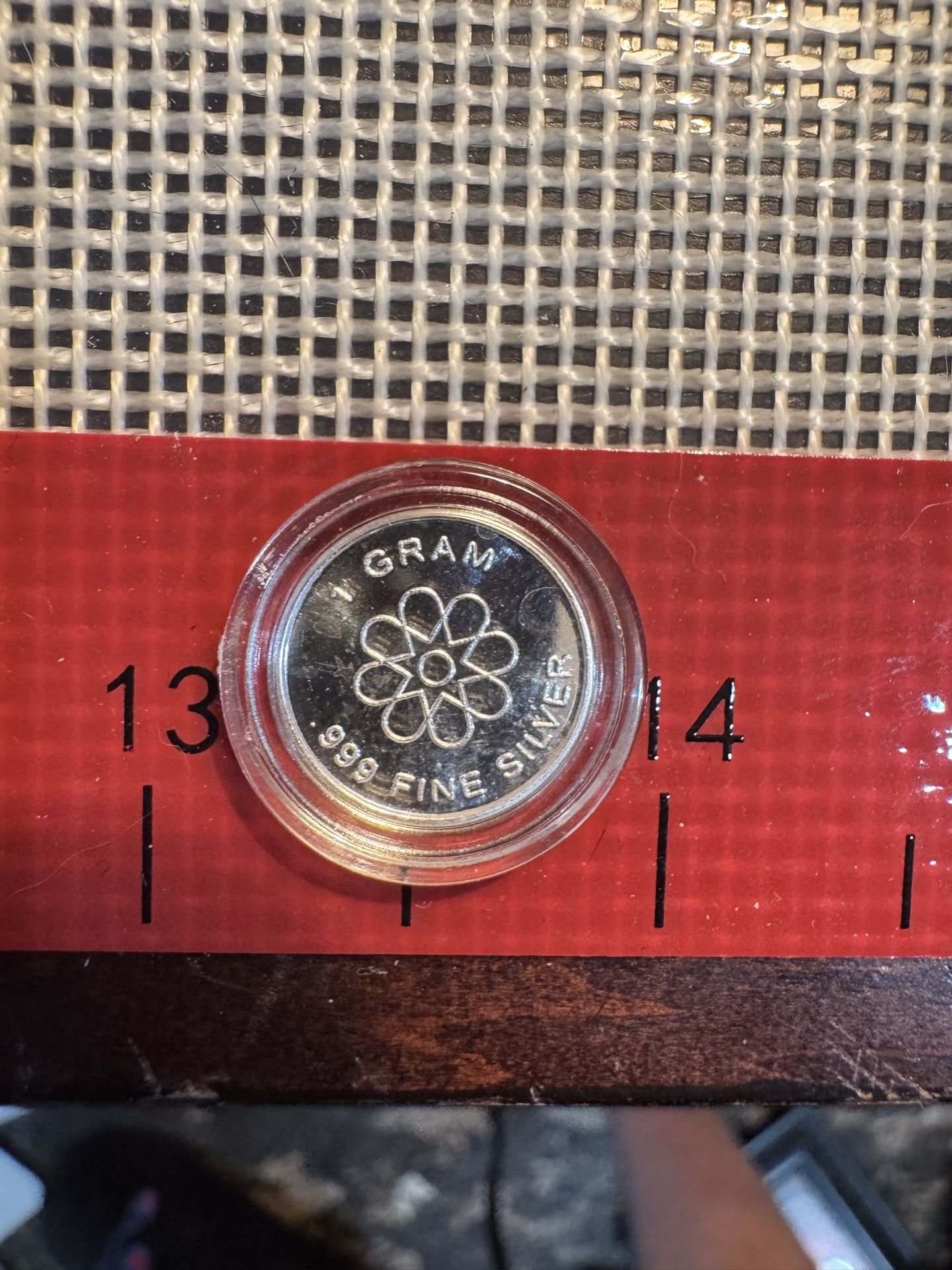 This is a Batman-themed .999 Silver coin or round.