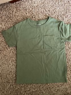 Cat & Jack Kids 4T Green Pocket T-Shirt