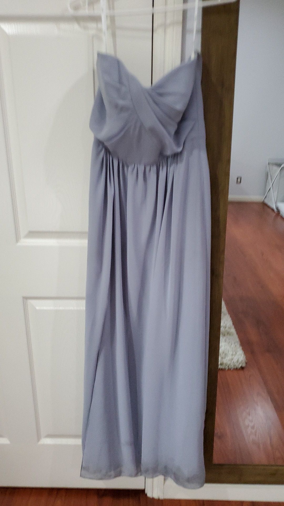 Dusty blue gown/formal/prom dress